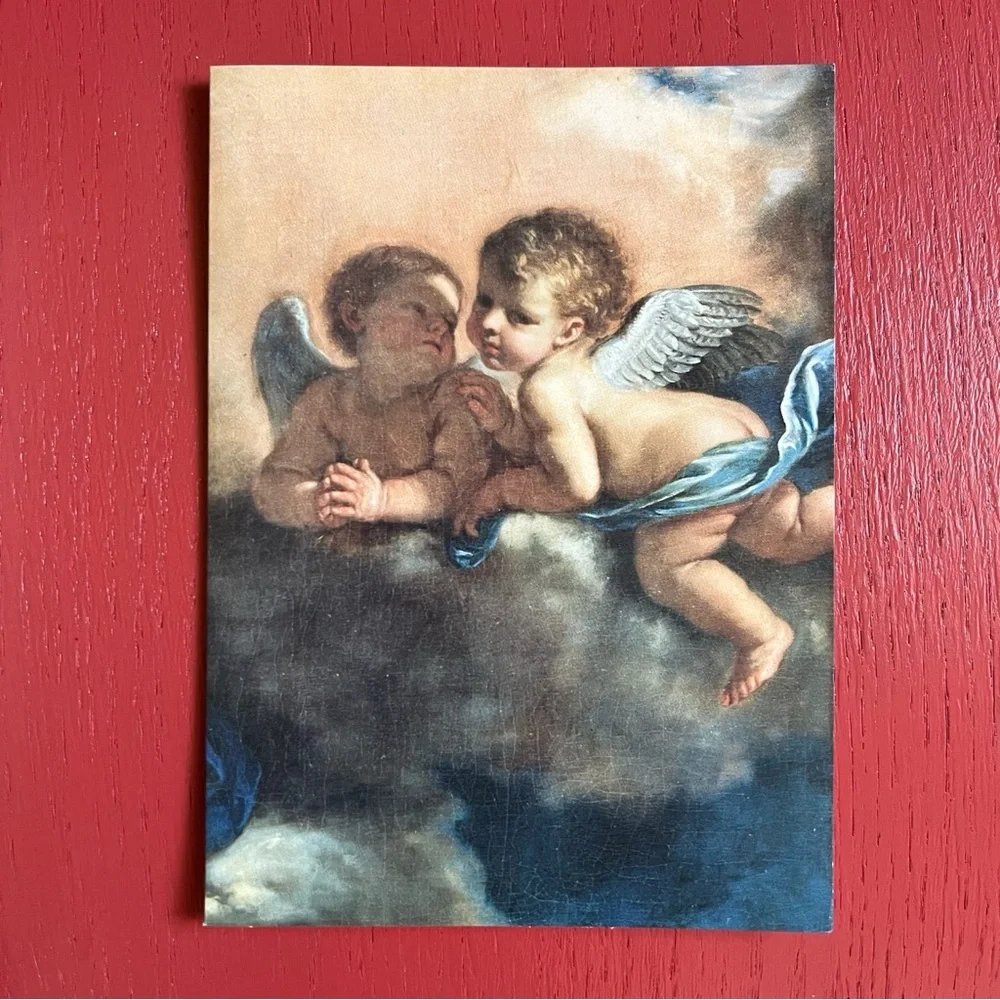 Vintage Graphique de France Guercino Cherubim Holiday Boxed Greeting Cards